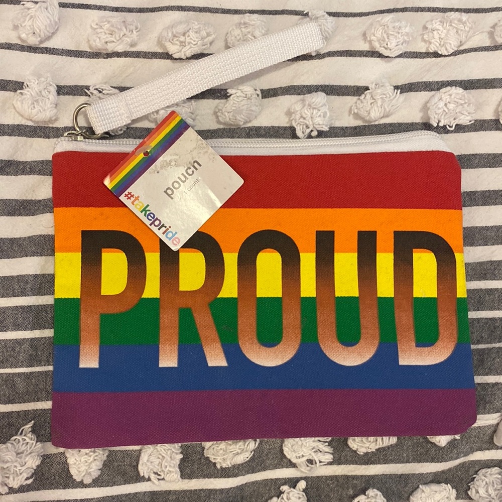 PROUD Rainbow Wristlet Pouch